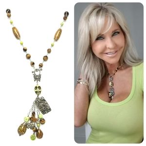 Kinley Sterling Silver Hippie Love Necklace